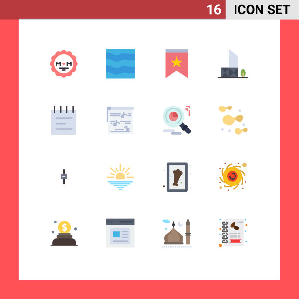 现代设16平色和符号等图片下载