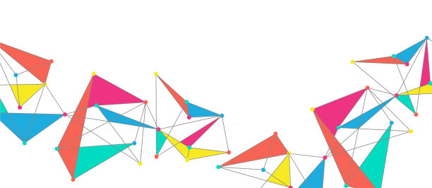 线点连接三角技术图片下载