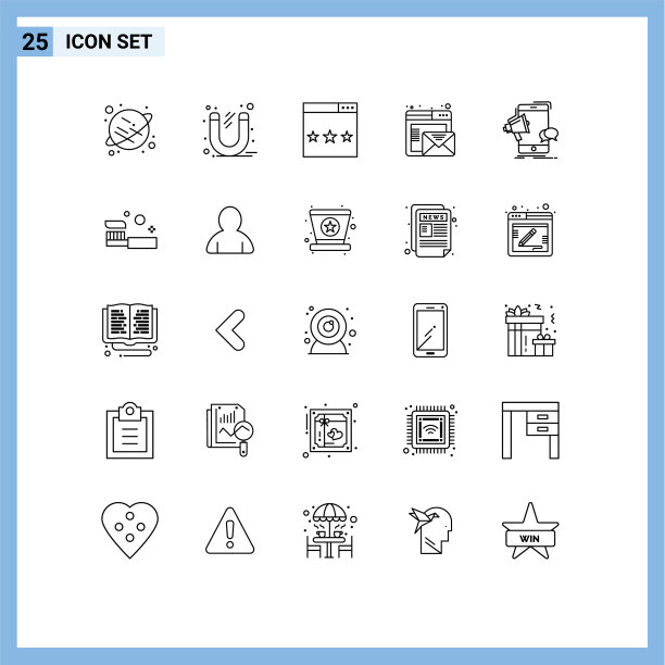 为网页和手机设置了25条通用线图片下载