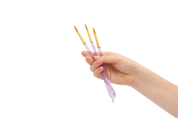 女性的画笔。图片下载