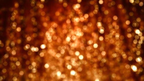 金灿灿的圣诞与除夕散景闪耀的背景图片下载