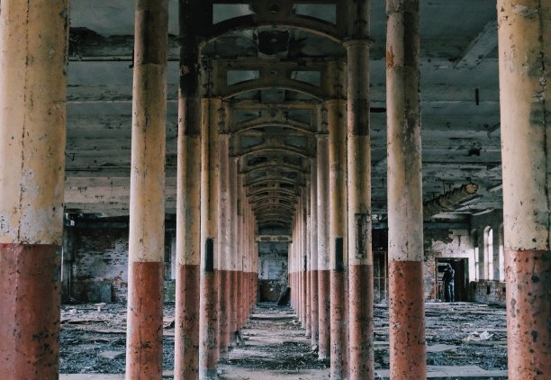 废弃的工厂图片下载