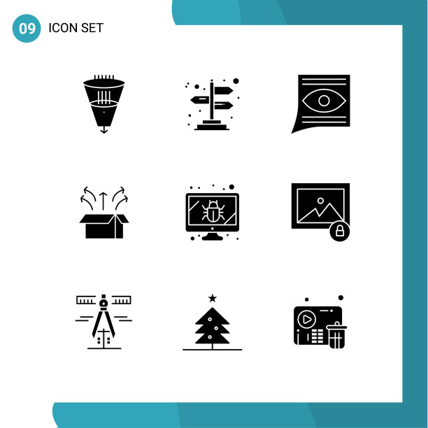 9 ． 坚实的字形概念的网站，移动和图片下载