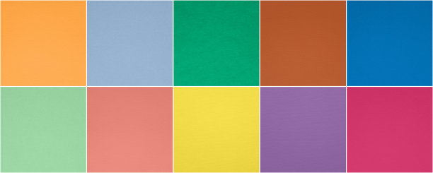 一套10种流行的pantone颜色的2021春夏季节:金盏花，天蓝色，薄荷，锈色，法国蓝，绿色灰，烧珊瑚，照明，紫水晶兰，覆盆子冰霜。论文结构图片下载