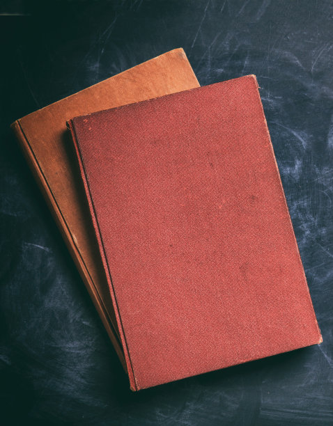 古书黑色背景，拷贝空间图片下载