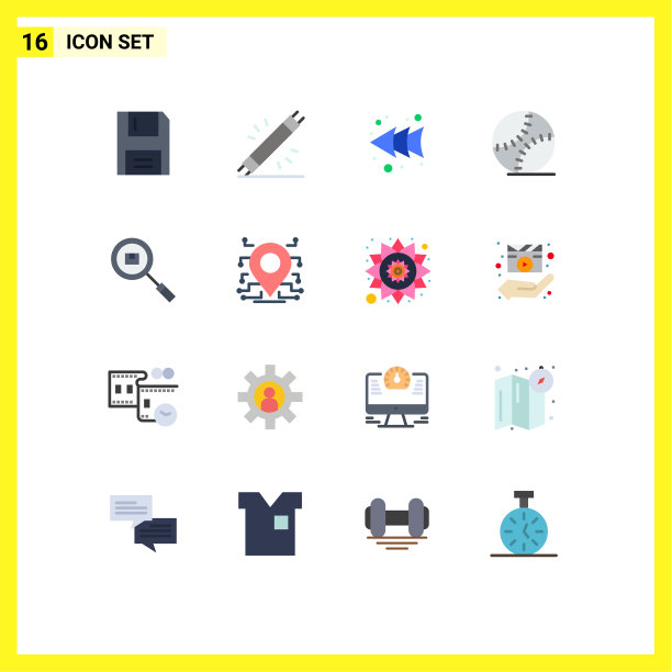 为箱子日设置16种平面颜色图片下载