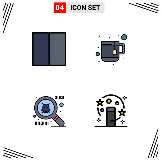 现代设置4填充线平色和图片下载