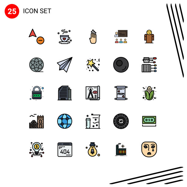 25组填线平色标志和图片下载