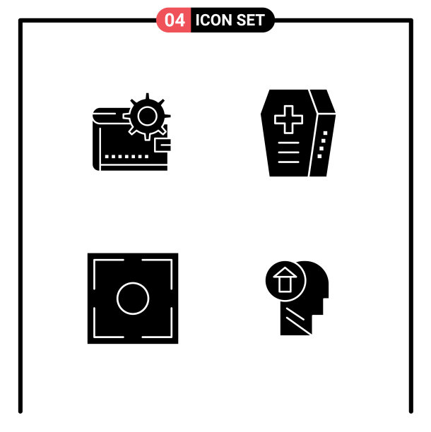 组4固体符号符号和符号图片下载