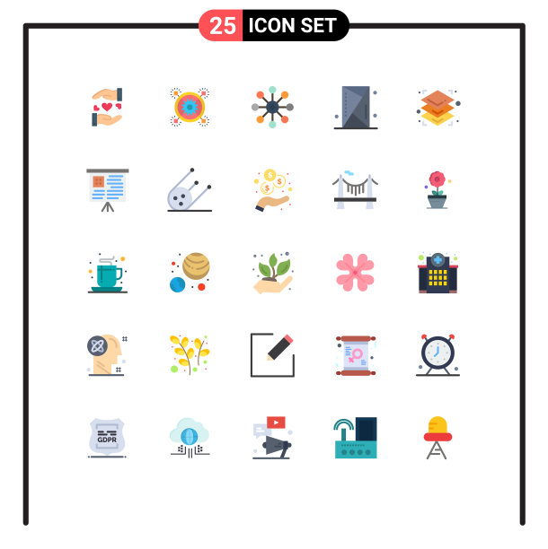 通用图标符号组25现代扁平图片下载