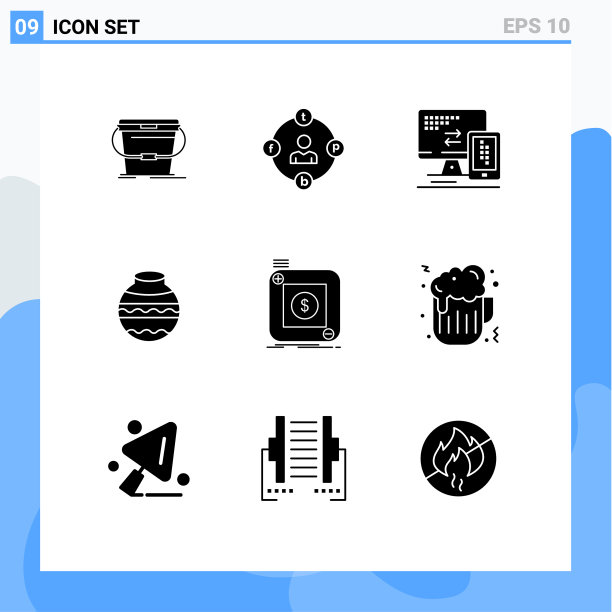 包装9创意固体符号节日水图片下载