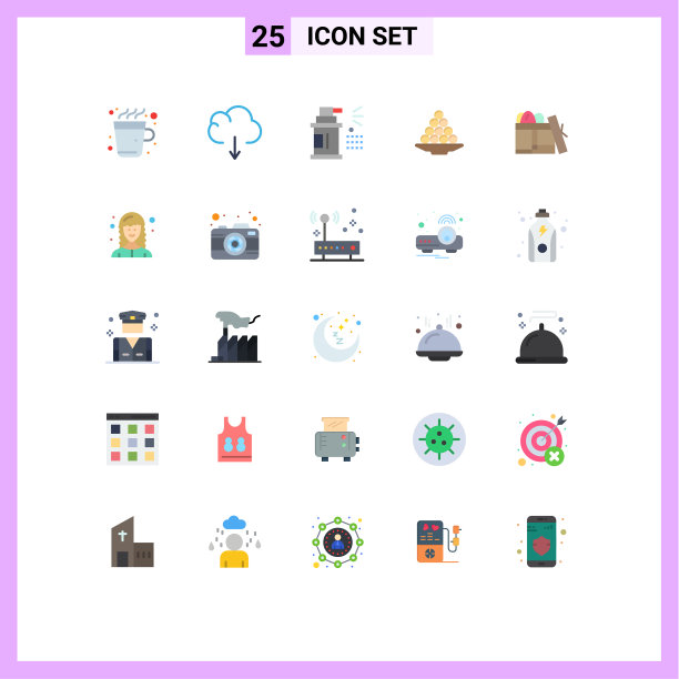 25平色概念的网站移动和图片下载