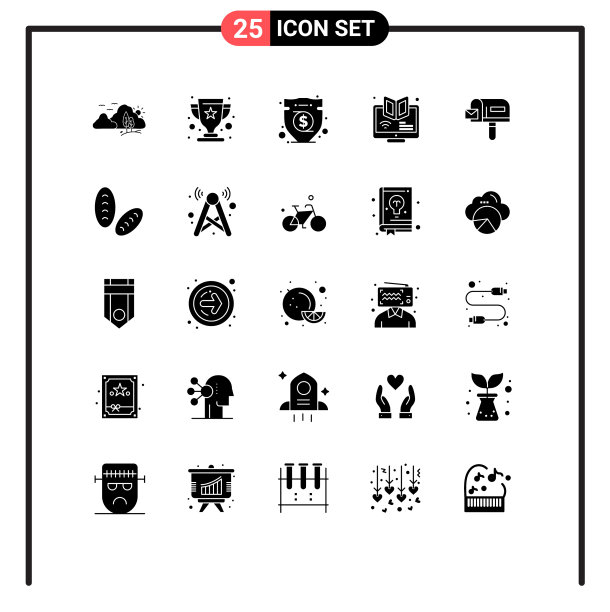 主题立体符号和可编辑符号的25个图片下载