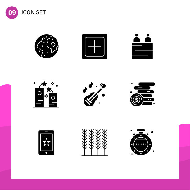 主题立体符号和可编辑符号的9种图片下载