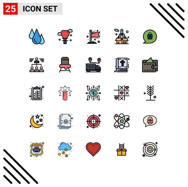 用户界面填充线平色包图片下载