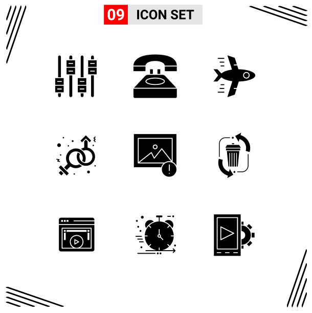 9 ． 坚实的字形概念的网站，移动和图片下载