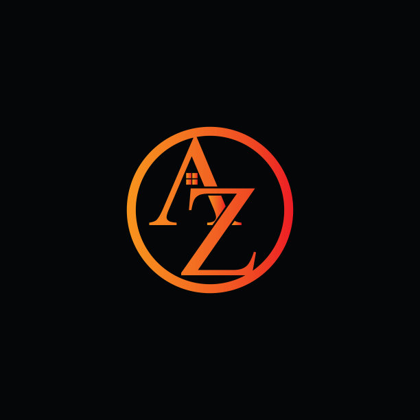 首字母az或za标志设计模板图片下载
