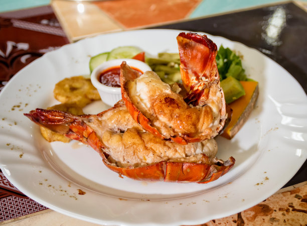 烤龙虾图片下载