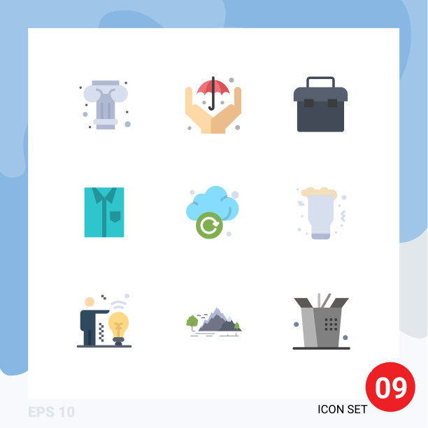 第九组单色标志和符号图片下载