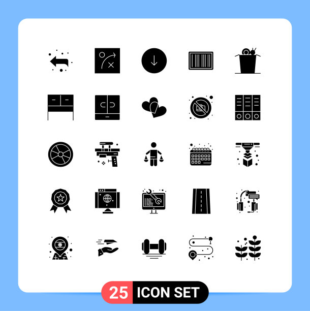 通用图标符号组25现代立体图片下载