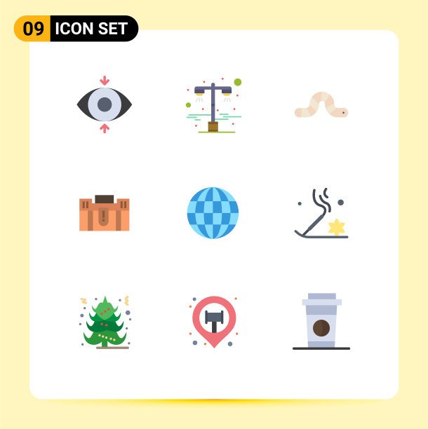 第九组单色标志和符号图片下载