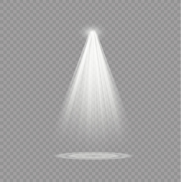 聚光灯灯光效果。图片下载