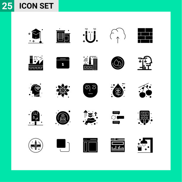 现代集25个立体象形文字之图片下载