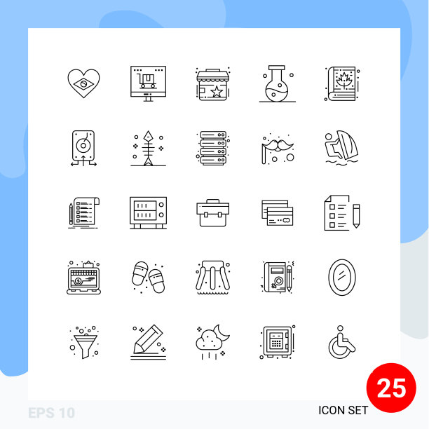 为网页和手机设置了25条通用线图片下载