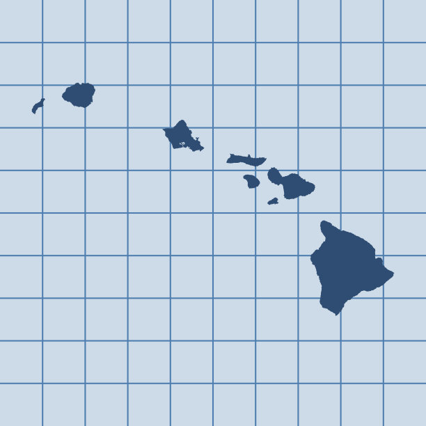 夏威夷的地图图片下载