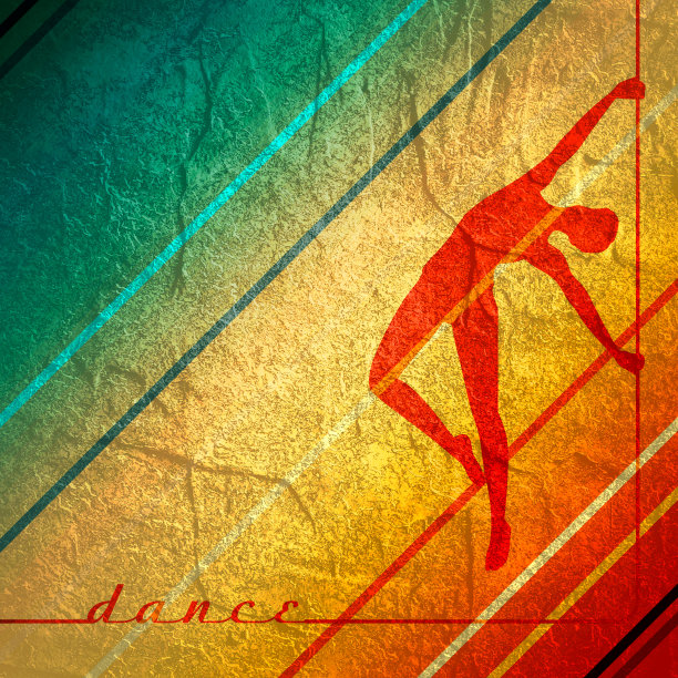 钢管舞的剪影图片下载