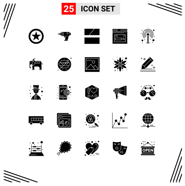 25个通用立体符号符号网站图片下载