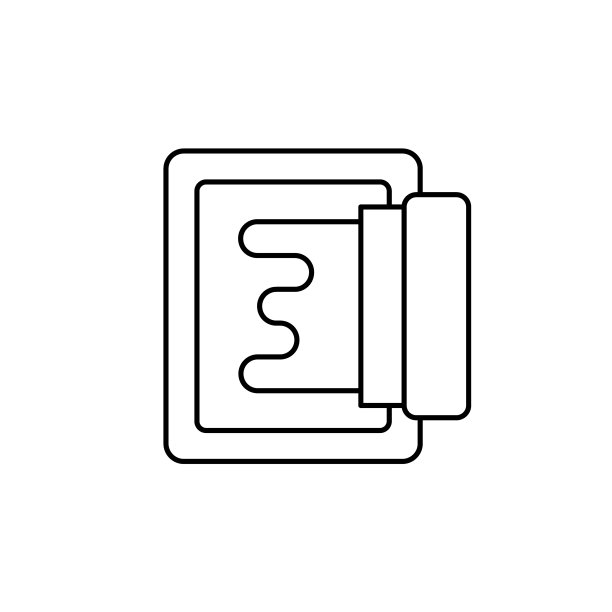 橡胶刮板，丝网用油漆作丝网。线性图标图片下载