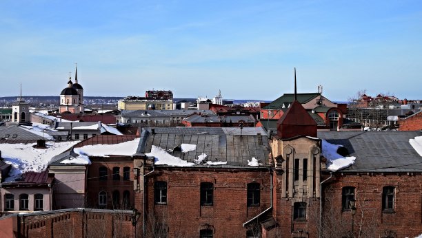 托木斯克的屋顶图片下载