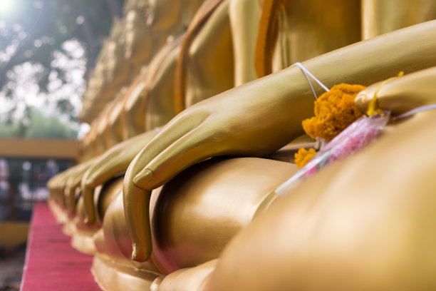 佛的手沉思。图片下载