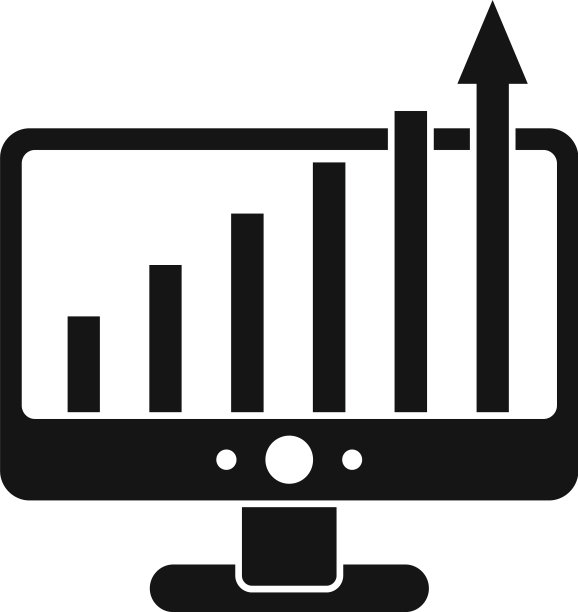 广告监控图表图标样式简单图片下载