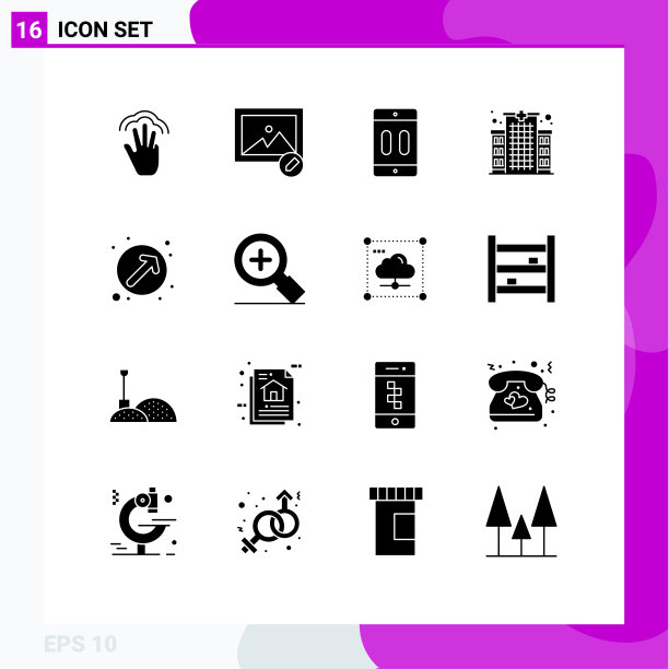 主题立体符号和可编辑符号的16种图片下载