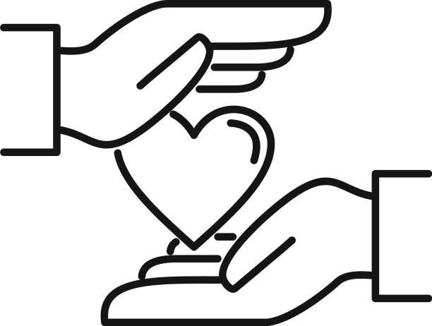 保持关爱图标轮廓风格图片下载