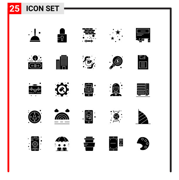 包25现代固体符号符号和符号图片下载