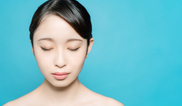 年轻亚洲女性的美丽观念。图片下载