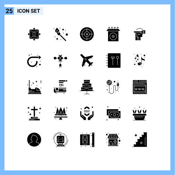 现代集25个立体象形文字之图片下载