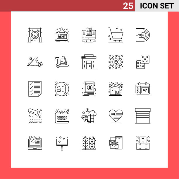 包装25条创意线从商业标志图片下载