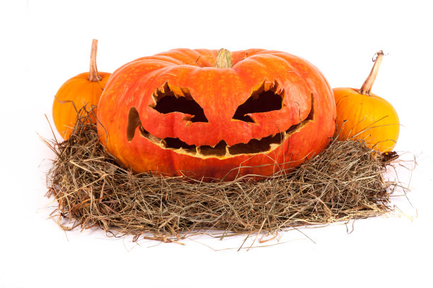 万圣节干草南瓜图片下载