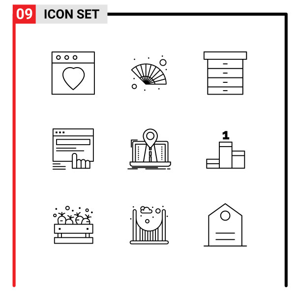 现代集9轮廓象形系统图片下载