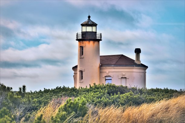 在海风吹拂的海岸上的哨兵图片下载