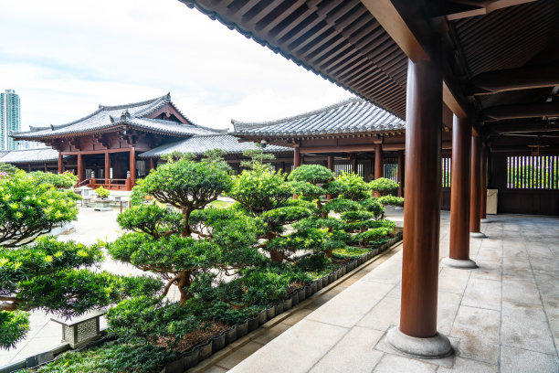 智莲庵是位于香港九龙钻石山的大型佛教寺院建筑群图片下载