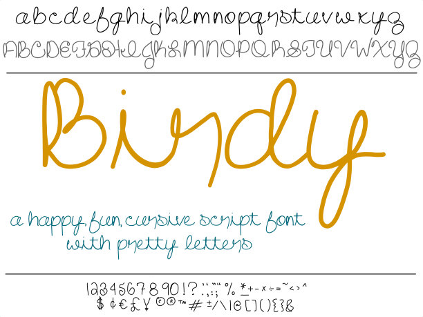 小鸟字体图片下载
