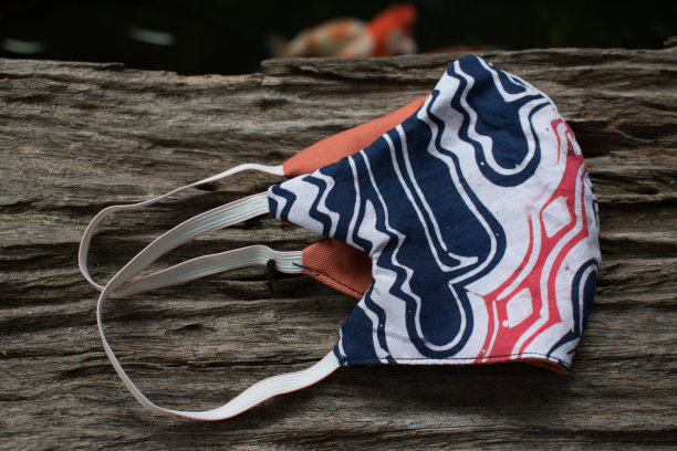 织物口罩作为预防病毒的替代品。图片下载