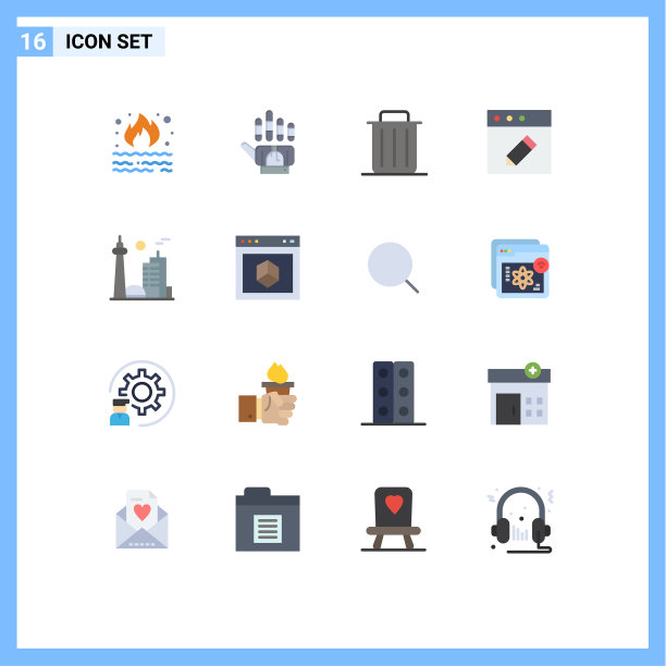 现代设16平色和符号等图片下载