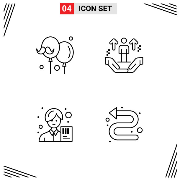 4 .通用线符号符号气球图片下载