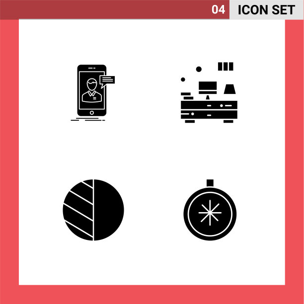 固体字形包4通用符号聊天图片下载